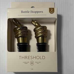Threshold Elegant Gold Snake Bottle Stoppers